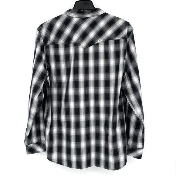 Urban Pipeline NWT Plaid Light Granite Western Button Down Shirt Men’s Size XXL - Picture 3 of 8